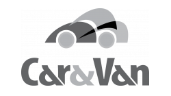 Caravan brand logo minimal car rental Armenia Yerevan modern mobility travel service