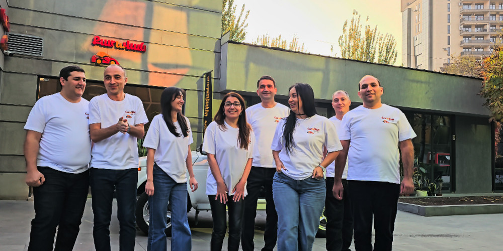 Caravan Rent a Car team Yerevan Armenia staff car rental service professionals